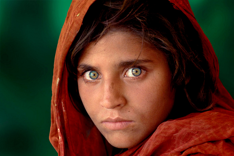 A menina afeg&atilde; - Foto: Steve McCurry